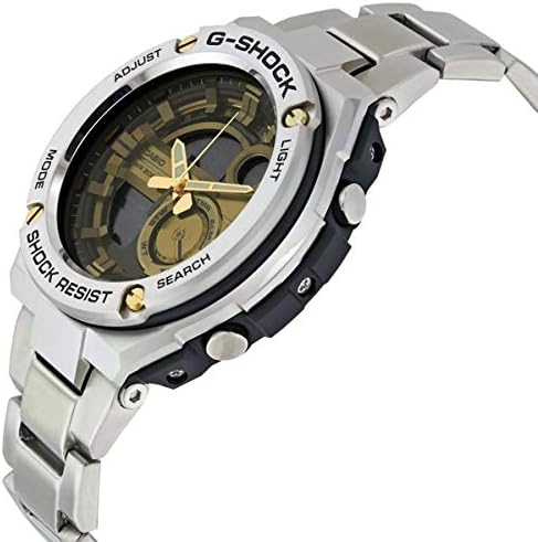 G Shock Gst 210d 9a G Steel Series Luxury Watch Silver Gold One Size Buy Online At Best Price In Uae Amazon Ae