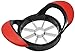 Apple Slicer, Wedger, Cutter and Corer with Easy Rubber Grip Handles and Stainless Steel Blades by Happy Gourmet Kitchenware