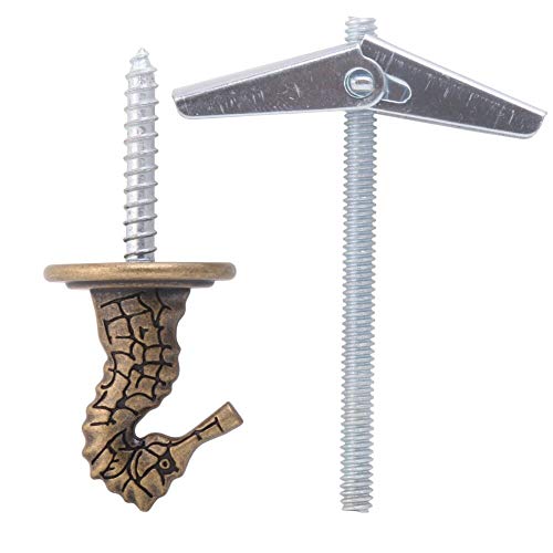 LEE House 6 Sets Heavy Duty Ceiling Hooks with Hardware for Hanging Plants/Chandeliers/Wind Chimes