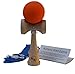 Kotaro Kendama Orange Tama Deluxe Pro Toy Catch Game with Extra String and Carrying Holster