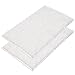 Vdomus Microfiber Bath Mat - White Bathroom Rugs - Non Slip Toilet Bath Mat - Soft Shower Rugs with Microfiber Construction, Skid-Proof Safety for Kids and Elders
