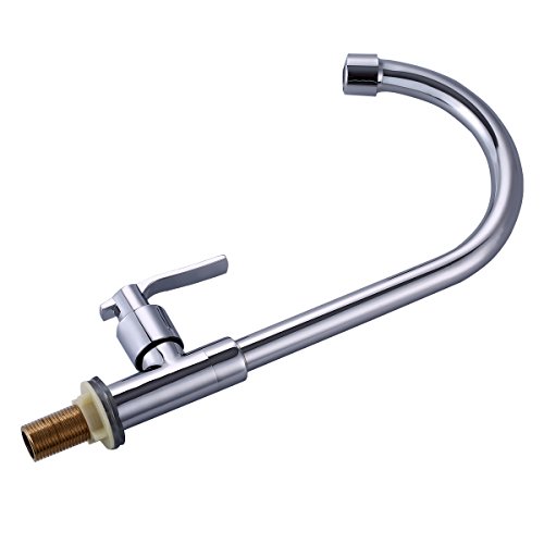 Easy Install Kitchen Faucet Deck Mount Full Copper Vertical Touch On Cold Water Faucet Single