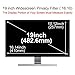 Xianan 19″ inch Wide Screen 16:10 Monitor Filters 16.14×10.12inch/410x257mm Privacy Filters Privacy Screen Filters Protectors Anti-Glarethumb 2