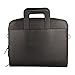 NuFazes Portfolio 3 Ring Binder Organizer- Padfolio Briefcase with Retractable Handle and Zippered File Divider