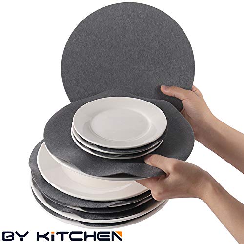 Dish Separators Protectors, Gray Dinner Plate Divider Pads, China