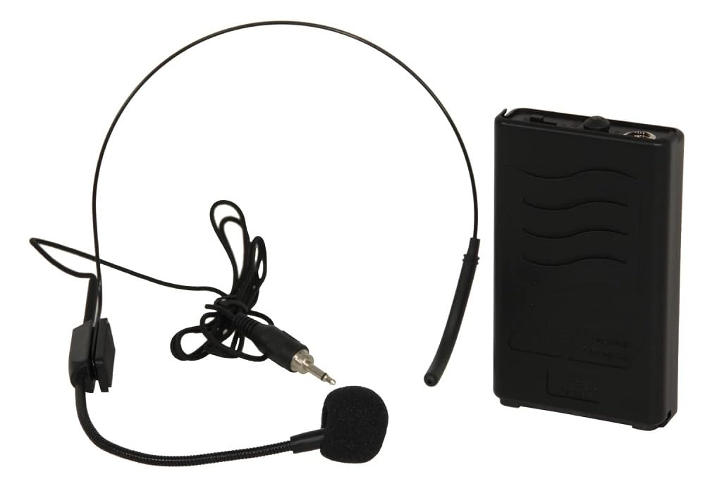 Ibiza - PORTHEAD12 - VHF 203.5MHz wireless headset microphone for PORT12VHF-BT and PORT15VHF-BT