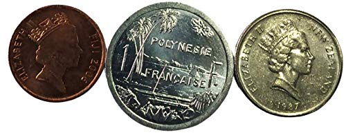 Novelty Collections-3 Coins from Oceania (All UNC)