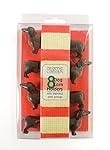 Charcoal Companion Dog Corn Holders (8 Pieces) - Perfect Gift For Dachshund Lovers - CC5009.