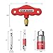 Multifunction Universal Socket Tool Set - Universal Soket Grip (9-21mm), Ratchet Wrench Power Drill Adapter, Double Ended Screw-Driving Bit, Tool for DIY Handyman (Red)