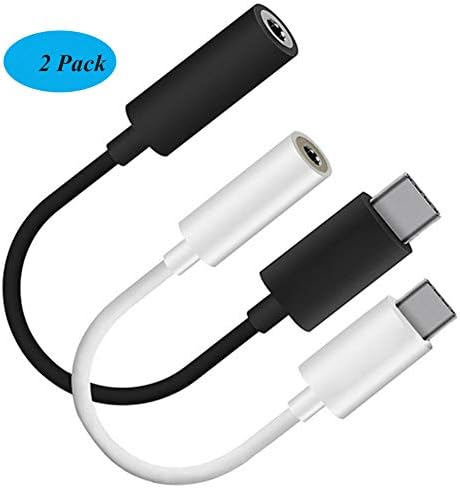 YCLM Type C to 3.5mm Headphone Audio Adapter, USB-C to 3.5mm Female AUX Microphone Connector Cable Compatible with Motorola Moto Z, Le 2/Le Pro 3,Not Fit for HTC and Pixel