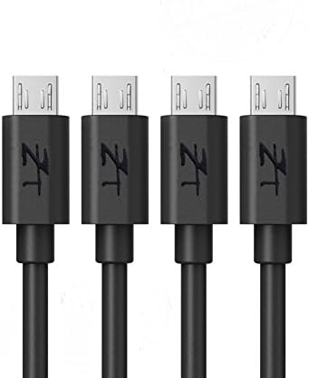 Zeal Tech 4-Pack 6 Foot High Speed USB to Micro USB Charging Cables Android Charger Cord Cable for Samsung Galaxy S7 Edge/S6/S5/S4,Note 5/4/3,HTC,LG,Nexus