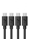 Zeal Tech 4-Pack 6 foot High Speed USB to Micro USB Charging Cables Android Charger Cord Cable for Samsung Galaxy S7 Edge/S6/S5/S4,Note 5/4/3,HTC,LG,Nexus
