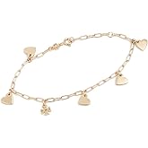 Tory Burch Women's Good Luck Chain Heart Bracelet