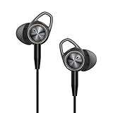 TaoTronics Active Noise Cancelling Headphones (15 Hours Playtime, 3.5mm Jack, Premium Aluminum Matte Black) (Renewed)