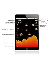 Lucky ff916 Sonar Android iOS Wireless WiFi Fish Finder 50 m 130ft Buscador de Peces del mar Detectar Sonar de pesca