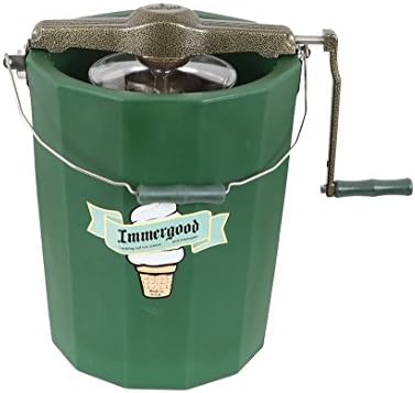 STANDARD 8 qt. - Immergood Ice Cream Maker w/ Stainless Steel Gears - Hand Crank