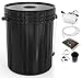 SavvyGrow DWC Hydroponics Growing System-Kit - Large 5 Gallon Bucket w/Air Pump, Airstone - Complete Hydroponic Setup for Indoor Tomatoes, Peppers, Melons, Beans - Grow Super Fast at Home (1 Bucket)