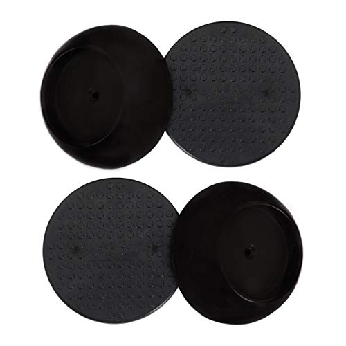Baby Gate Guru Small Wall Protector 4 Pack - Black - Cup Pads to Guard Your Walls from Pressure Mounted Baby Gates, Pet Gates, Safety Gates, Shower Curtain Rods, and More (4 Pack, Black) - Thumbnail 7