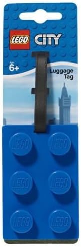 Lego City Luggage Tag - Bag, Backpack or Suitcase ID Name Tag - Travel Accessory for Kids and Adults