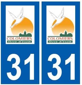 Amazon Fr 31 Colomiers Logo Ville Autocollant Plaque Stickers Droits