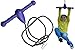 Jungle Gym Kingdom Trapeze Bar Rope Swing and Spin - Blue