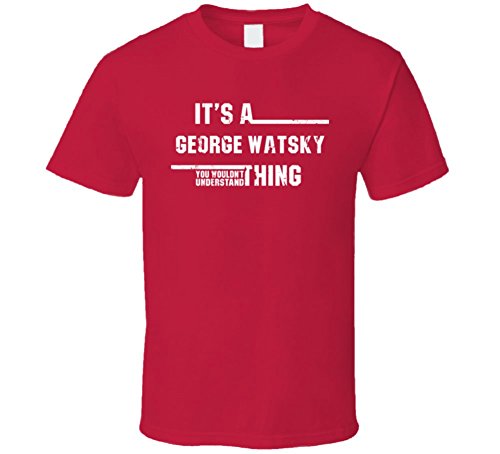 a George Watsky Thing You Wouldn't Understand Funny Worn Look T Shirt M Red