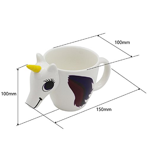 Firadesign 3d Heat Sensitive Magic Unicorn Ceramic Color Changing Mug |  Desertcart Botswana
