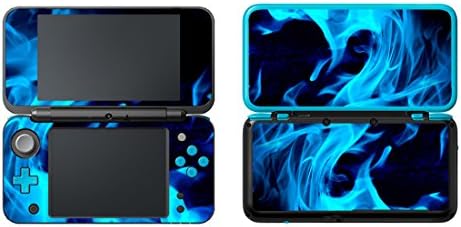 FOTTCZ Whole Body Vinyl Skin Sticker for New 2DS XL/LL - Ice Blue Blaze