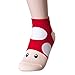 Dani's Choice Famous Japanese Animation Print Crew Socks, Super Mario Bros Socks, One Size US Shoe Size 5-10, (5 Pairs)