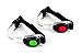 Reflective Running Gear - Fashionable Running Lights for Runners by Iotrevor Fitness (set of 2)
