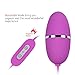 USB Bullet Egg Vibrator,LUV-SPOT Multi-Speed Powerful Waterproof Wand Massager Control Vibrating Stimulator Vaginal Kegal Balls for Women or Couple (Purple)