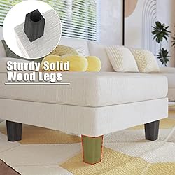 YESHOMY Convertible Sectional Sofa U-Shaped Couch