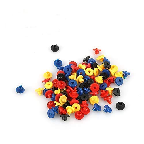 grommets for stick & pokeTattoo Machine Parts Rubber Nipples, 2pcs Colorful Rubber Tattoo Grommet Nipples for Body Artist Microblading Tattoo Machine Pin Supplies