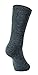 Hot Feet Men's 2 Pack Heavy Thermal Sock,Heather Grey and Black,Mens Size 10-13 Shoe Size 6-16