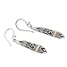 NOVICA Artisan Handmade Gold Accent Dangle Earrings Sterling Silver Indonesia Balinese Traditional [1.8 in L x 0.3 in W] ' Ubud Dancer'