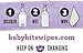 Baby Bits Wipes Solution - Makes 1,000 Natural Wipes - Made in The USA! (2 - Pack)