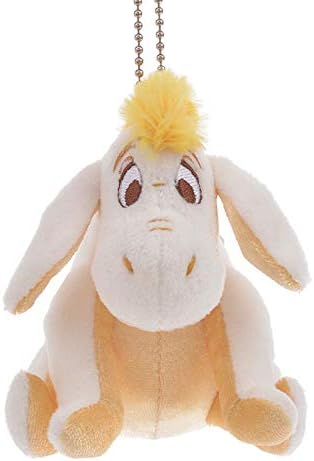 Amazon ディズニーストア 公式 イーヨー ぬいぐるみキーホルダー キーチェーン White Pooh ゴールド キーホルダー チェーン