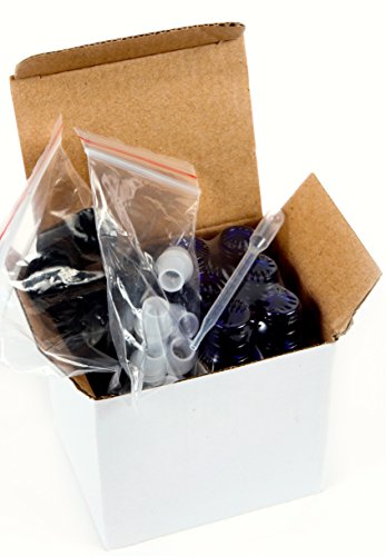 3 Cobalt+Glass+Bottles+Stainless+Roller