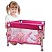 Doll Pack N Play, Take Along Crib Toy Accessory for Dolls with Carry Along Bag, Doll Travel Playpen Bed