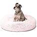 Friends Forever Luxury Calming Bed for Dogs, Blush Pink Small Dog Beds for Pet Comfy, 23 X 23 Inchthumb 1