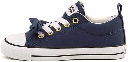 Amazon コンバース Converse 女の子 男の子 キッズ 子供靴 運動靴 通学靴 スニーカー チャイルド オールスター N ボウ スリップ Ox ゴム紐 屈曲性 Child All Star N Bow Slip Ox 3ck643 ネイビー 22 0cm Converse コンバース