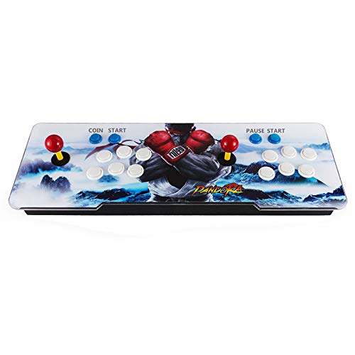 Barbella [2020 Arcade Games Console -Portable 10" Inch 2D Pandora's 5s Arcade Video Game for 2 Players Arcade Machine Double Arcade Joystick Built-in Speaker
