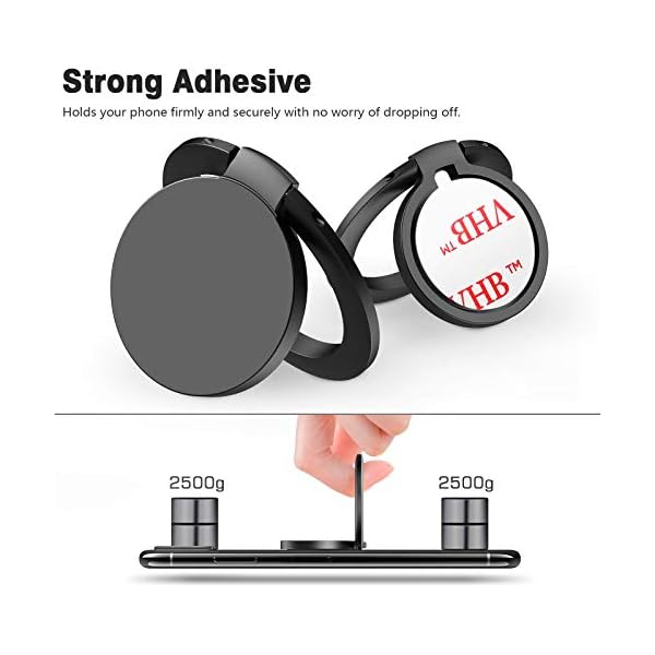 Allengel-Cell-Phone-Ring-Holder-Matte-Metal-Finger-Phone-Ring-Grip-Stand-for-Magnetic-Car-Mount-Compatible-with-All-Smartphones-Matte-Black Allengel-Cell-Phone-Ring-Holder-Matte-Metal-Finger-Phone-Ring-Grip-Stand-for-Magnetic-Car-Mount-Compatible-with-All-Smartphones-Matte-Black