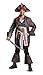 Disguise Men's Plus Size POTC5 Captain Jack Sparrow Deluxe Adult Costume, Brown, Medium