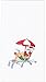 Kay Dee Designs Holiday Beach Santa Embroidered Waffle Towel