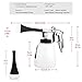 VGEBY Car Cleaning Gun, Air Pulse Foamaster Nozzle Sprayer Washing Gun Car Interior Detailing Kit with Bottle (US Edition)
