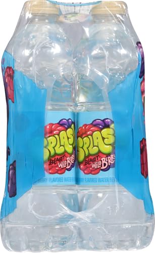 SPLASH REFRESHER FLAVORED WATER BOTTLES, WILD BERRY FLAVOR – 6-PACK, 16.9 FL OZ – REFRESHING FLAVORED BOTTLED WATER WITH ELECTROLYTES – ZERO SUGAR & ZERO CALORIES