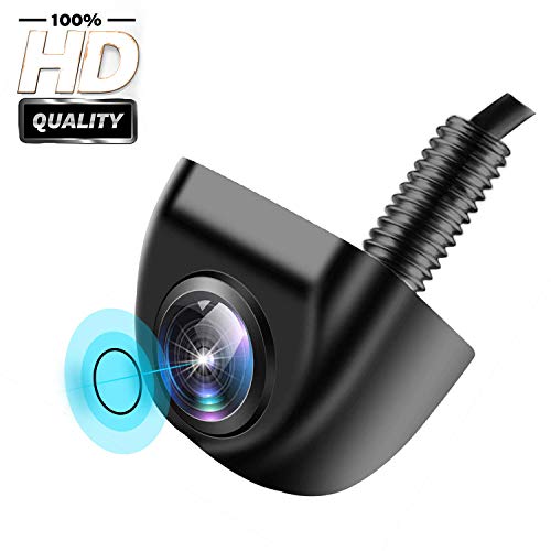 Backup Camera HD Night Vision 170° Angle Car Rear/Front/Side View Reverse Camera Night Vision Waterproof with Optional Guide Line Security Spy Camera GM-BC004