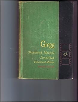 Gregg Shorthand Manual Simplified Functional Method Gregg Shorthand Manual Simplified Functional Method