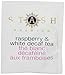 Stash Tea Decaf Raspberry & White Tea 100 Count Tea Bags in Foil (packaging may vary) Individual Decaffeinated White Tea Bags for Use in Teapots Mugs or Cups, Brew Hot Tea or Iced Tea